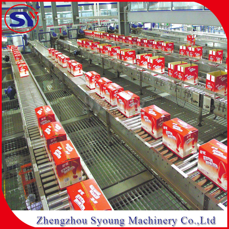 Motorized Industrial Steel Roller Conveyor for Carton Packages Pallets Roller Bed Table Conveyor