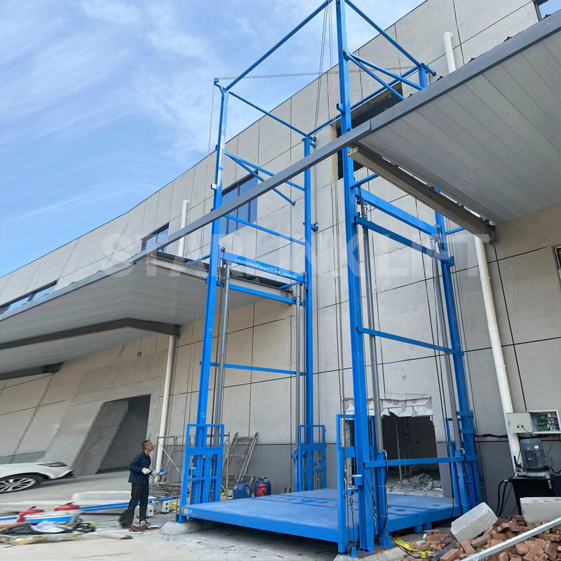 Safe and Reliable Dual Rail Heavy Load Design Guide Rail Cargo Lift