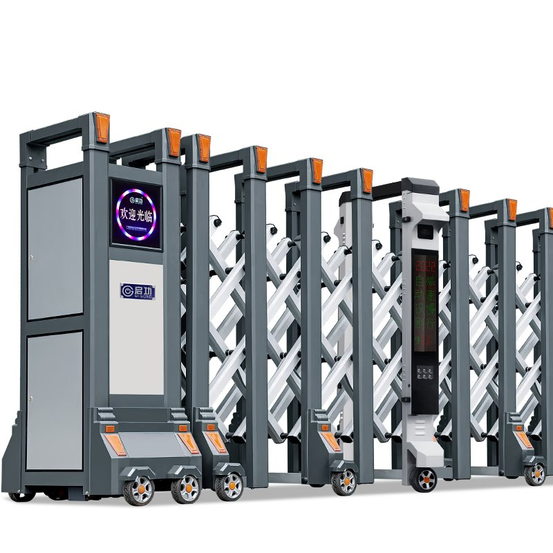 Industrial Aluminum Telescopic Gate for Chilean Factorie High-Temperature Heavy Rain Resistance