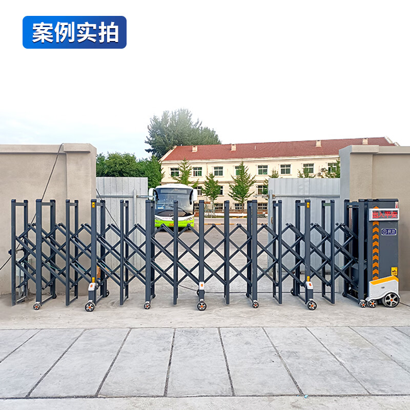 Chilean Factories Heat &amp; Heavy Rain Resistance Industrial Aluminum Telescopic Retractable Gate