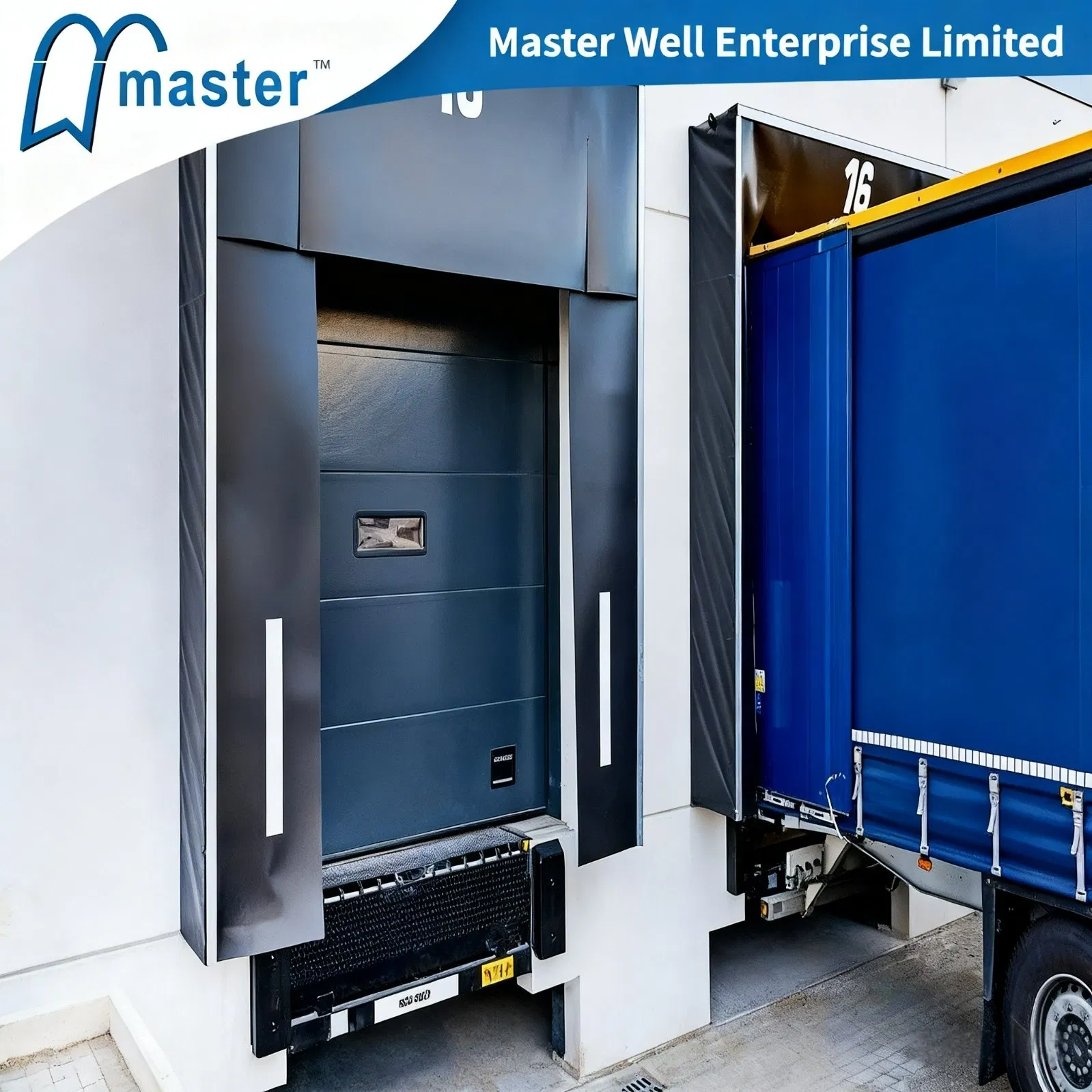 Truck Mechanical Waterproof PVC Dock Shelter Dock Seal for Warehouse Loading Dock Door