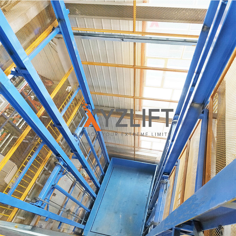 CE Approved Hydraulic Goods Lift Cargo Lift Freight Elevator Warehouse Material Lifting Equipment