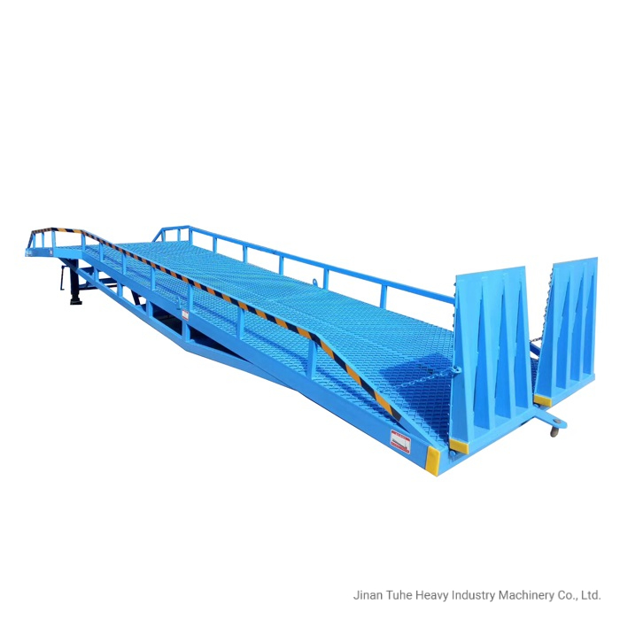 6t Mobile Yard Ramp Manufacturer Forklift Container Loading Dock Ramps