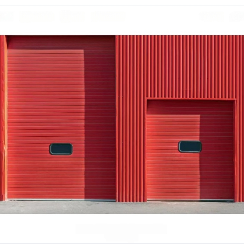 Automatic Large Auto Lift Control Insulated Industrial Finger Protection Sectional Garage Lifting Sliding Gate