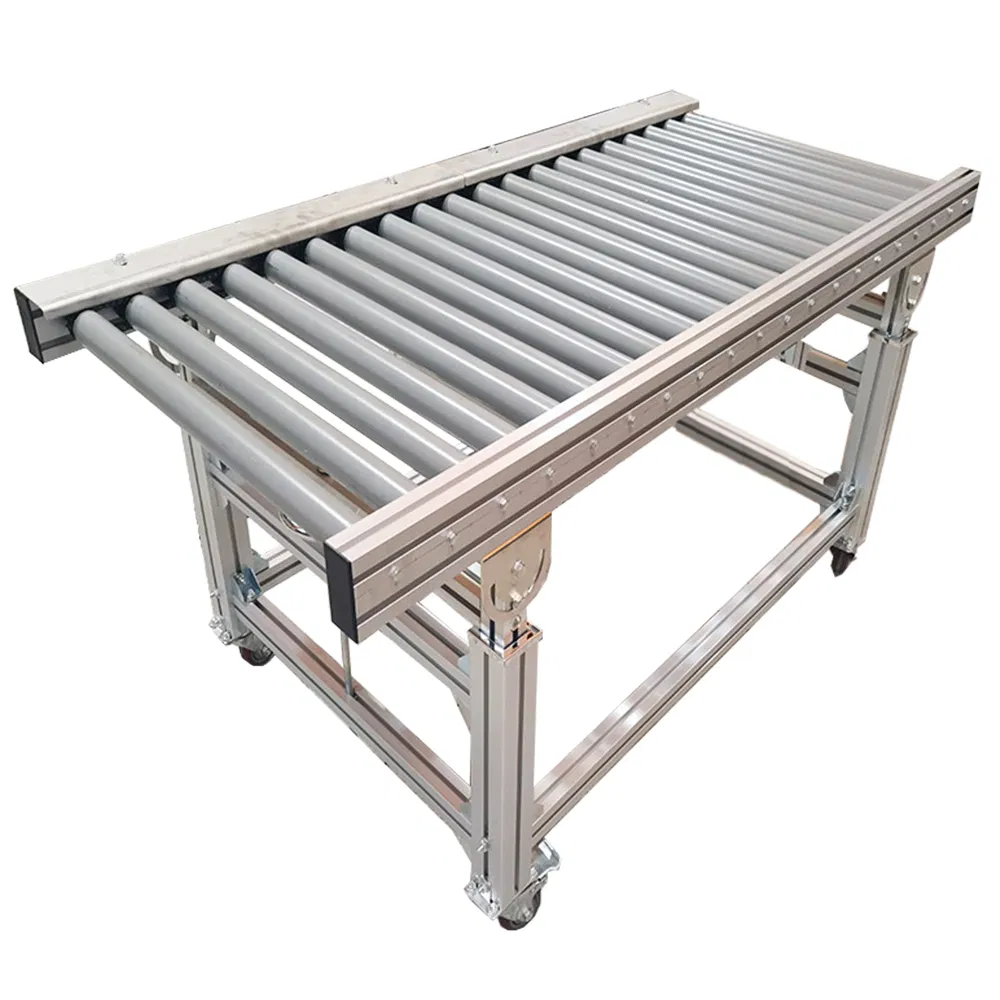 Bestseller Spot Goods Belt Industrial Conveyer Foldable Gravity Roller Conveyor Hot Sale