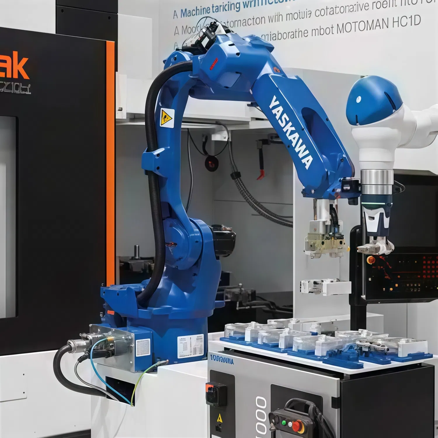Compact Yaskawa Motoman Gp25 6-Axis Industrial Robot Arm 25kg Payload for Material Handling and Packaging with Gripper