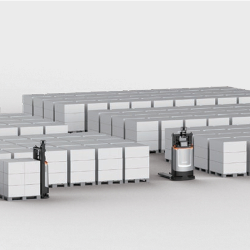 1000kg Omnidirectional Pallet Handling Material Handling Compact Warehouse Agv AMR Forklift Mobile Robot