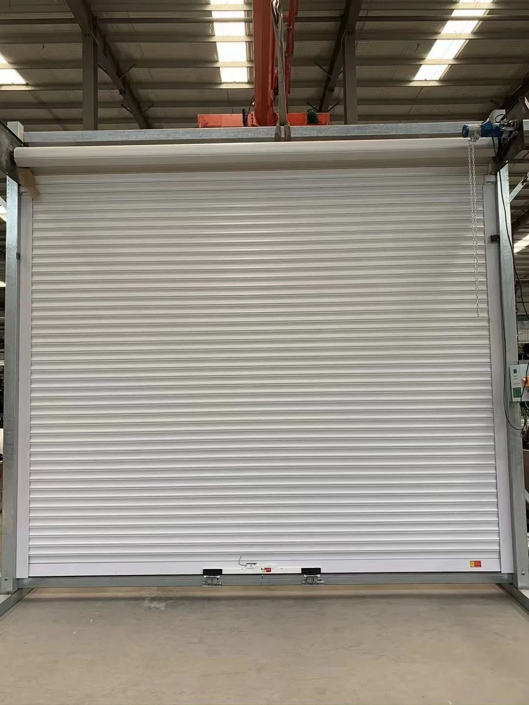 Industrial Exterior Interior Thermal Insulation Soundproof PU Sandwich Galvanized Steel Rolling Shutter Aluminum Alloy Roller Gate