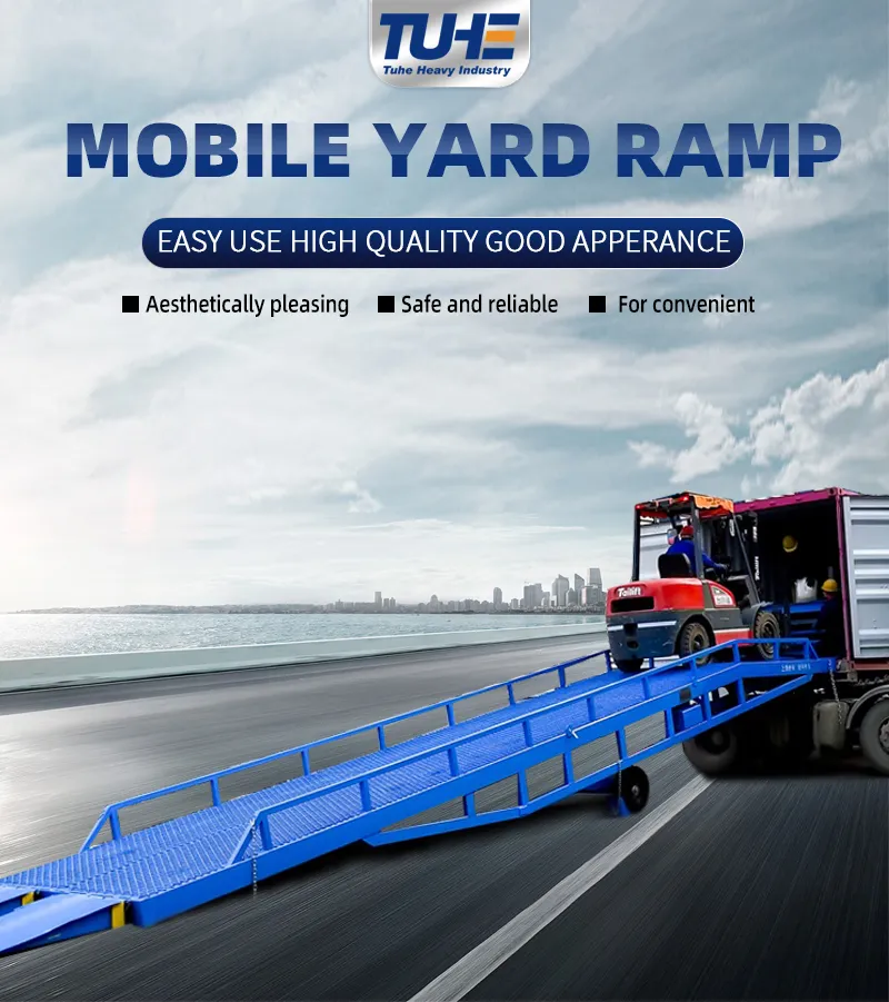 Hydraulic mobile dock ramp