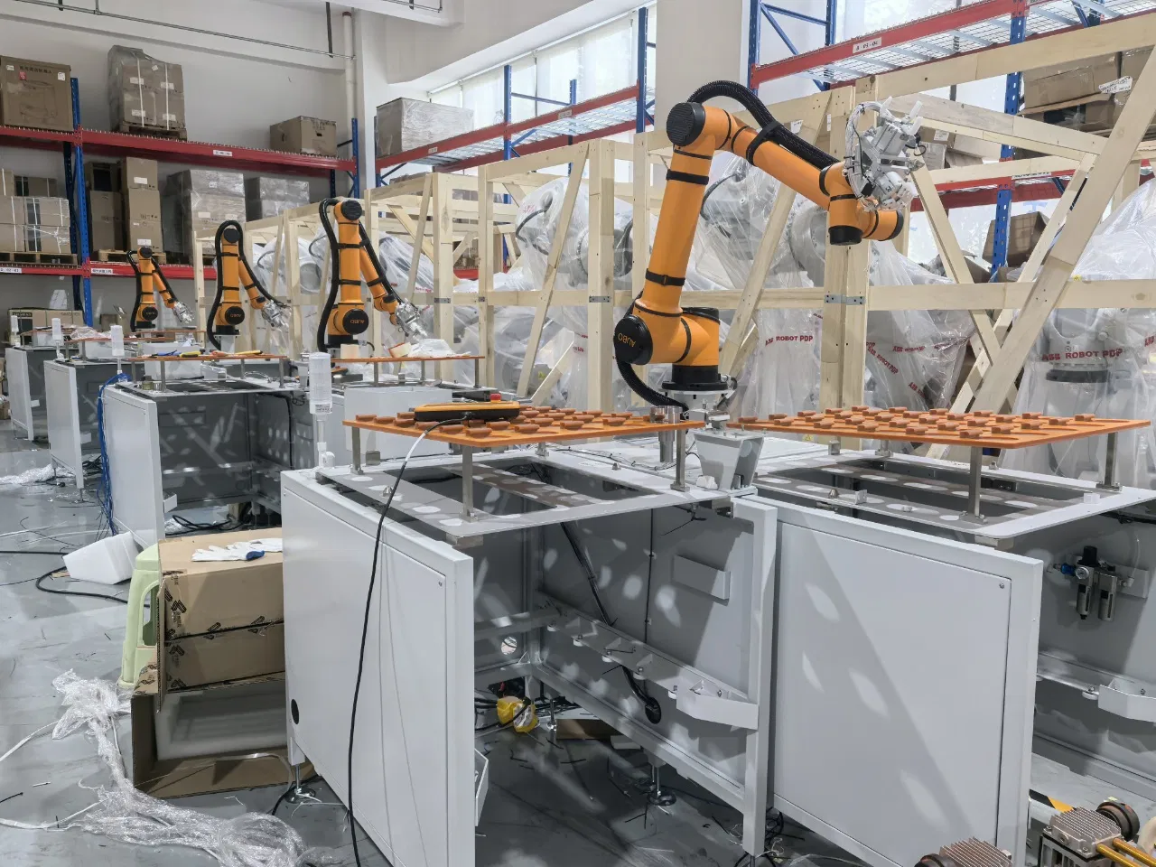 Aubo-Is25 Collaborative Robot Payload 25kg Arm 1700mm for Automated Loading and Unloading Material Handling with Gripper