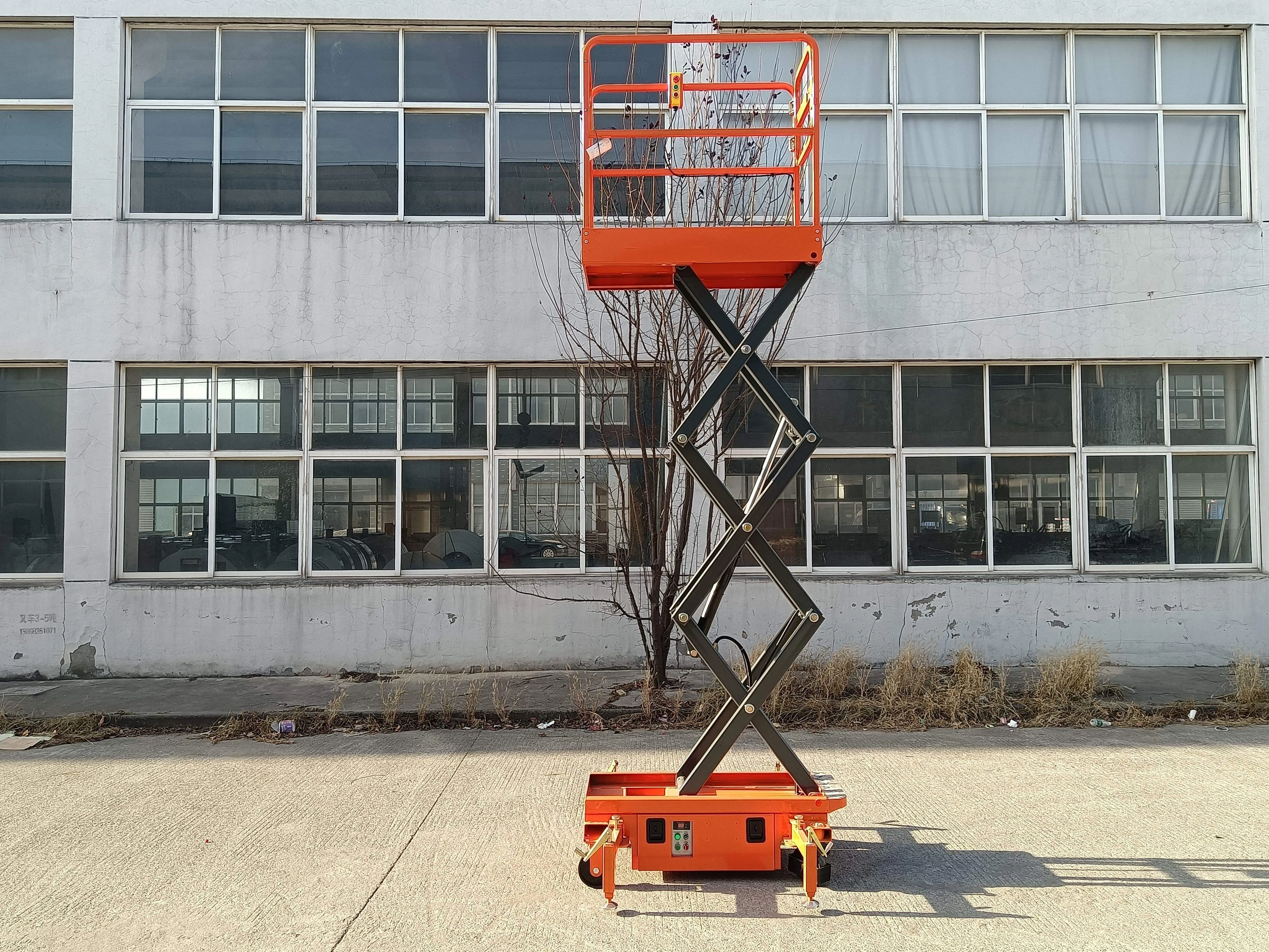 3m 4.8m Mobile Aerial Work Platform 300kg Scissor Lift