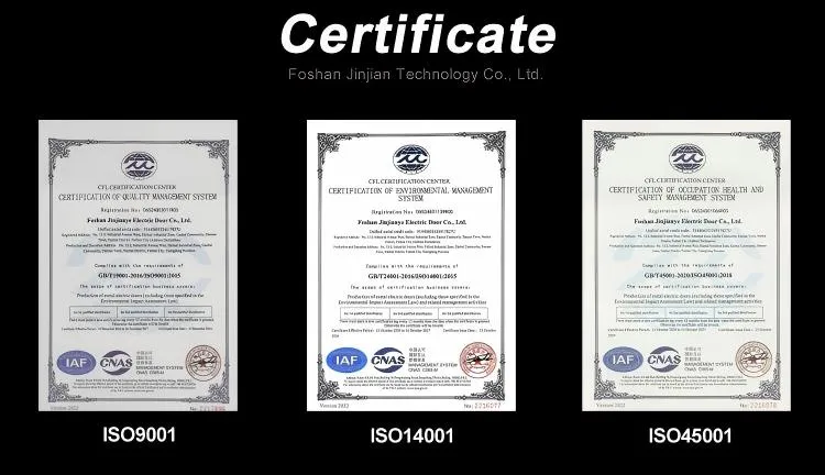 Quality Certifications