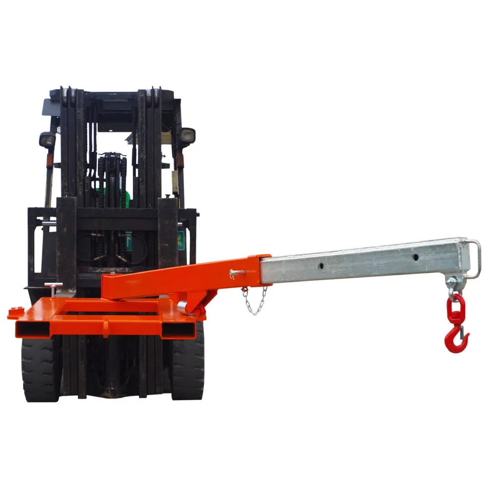 Forklift Attachment Fork Mounted Forklift Jib Extension Forklift Telescoping Swing Lifting Jib Cranes Boom