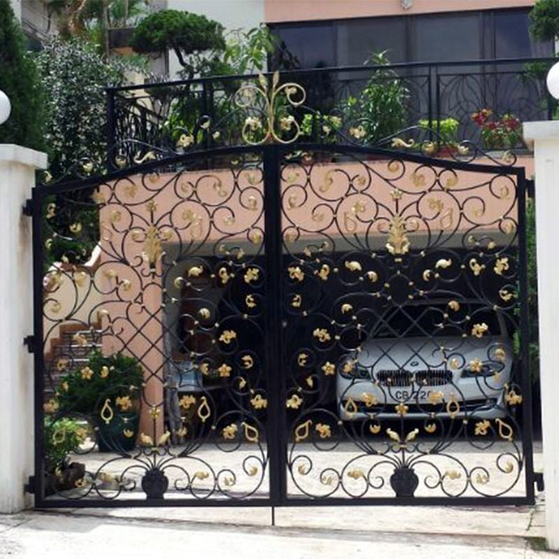 Wrought Iron Gate Custom New Design Industrial Style