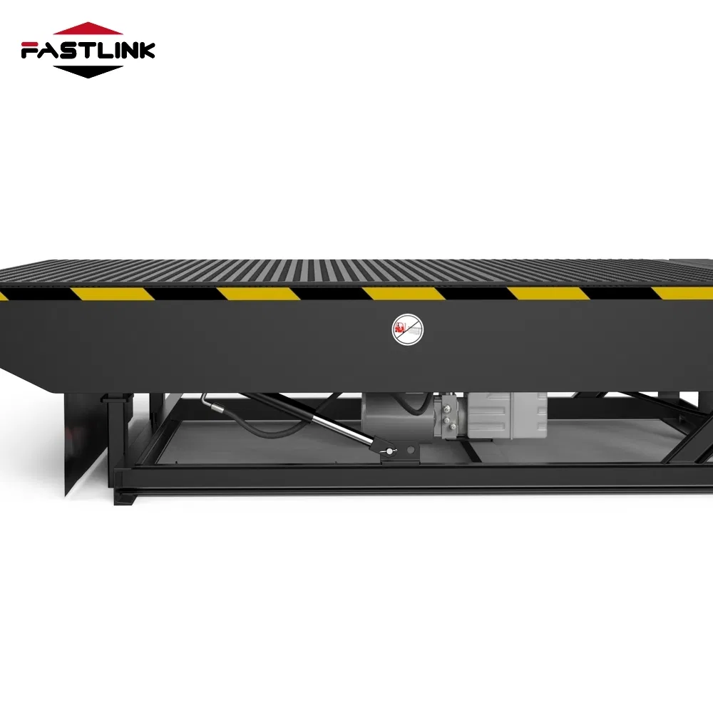 Fastlink Commercial Industrial Alloy Increased Security and Protection Loading Dock Equipment Telescopic Dock Levelers