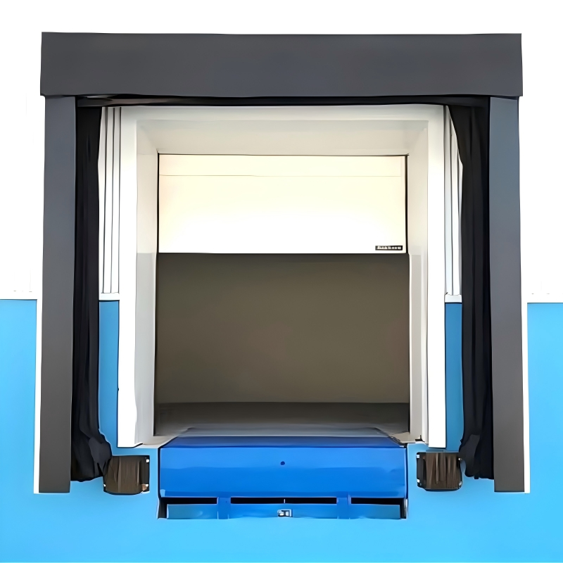 Food Factory Cold Warehouse PVC Fabric Retractable Loading Bay Loading Container Logistics Anti-Crush Adjustable Inflatable Dock Shelter Dock Door Shelter