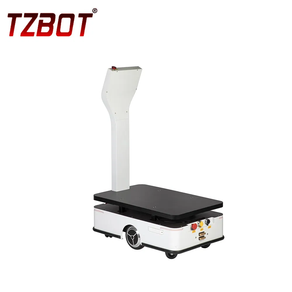 Tzbot Unmanned Laser Trackless Material Handling Equipment Auto Charging AMR Mobile Robot