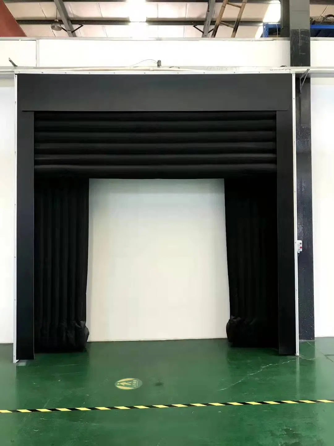 Energy-Saving Loading Container Loading Bay Rubber Cushion Seal Cold Storage Collapsible Head Curtain Retractable Airtight Inflatable Dock Door Seal