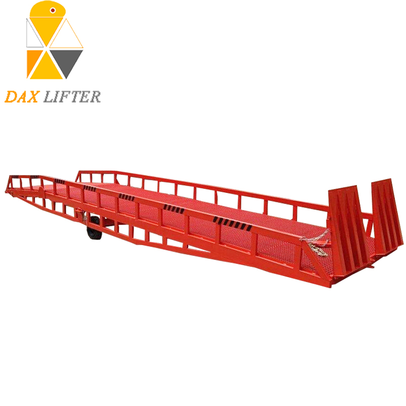 Adjustable Mobile 5-15t Warehouse Hydraulic Yard Ramp Container Dock Ramp