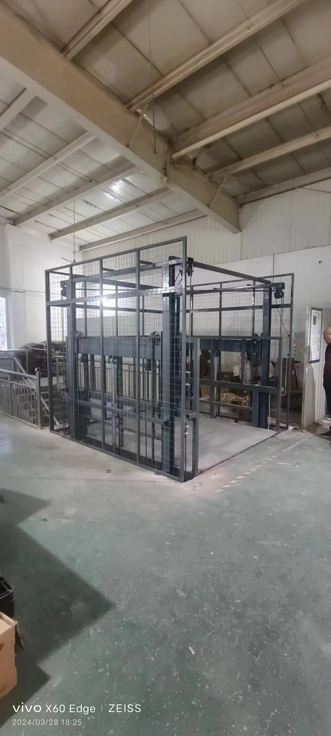 Heavy Load Capacity Hydraulic Cargo Lifts Table Warehouse Goods Elevator 1ton Lift Platform