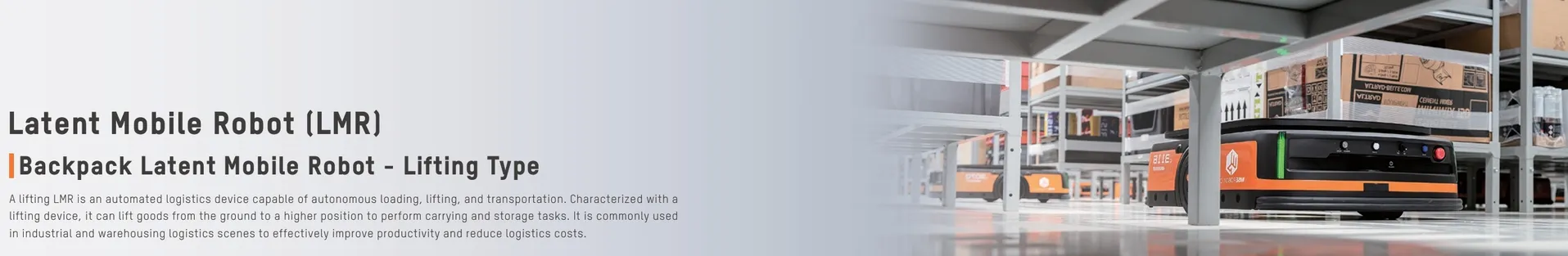 High Efficiency Material Handling AMR