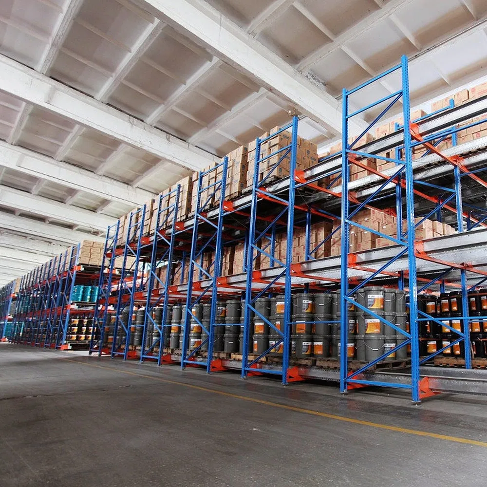 Food and Beverage Cold Chain High Density Warehouse Storage Shuttle Pallet Racking System
