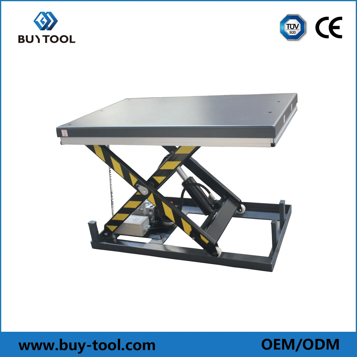 1ton Capacity 4 Ton Fixed Type Hydraulic Electric Scissor Lift Table