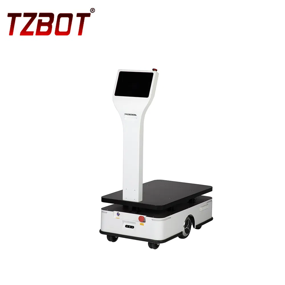 Tzbot Unmanned Laser Trackless Material Handling Equipment Auto Charging AMR Mobile Robot