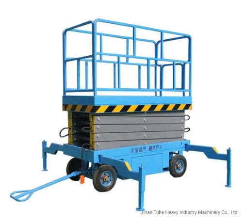 500kg Eectric Scissor Lift Man Lift Mobile Lift Platform for Repairing