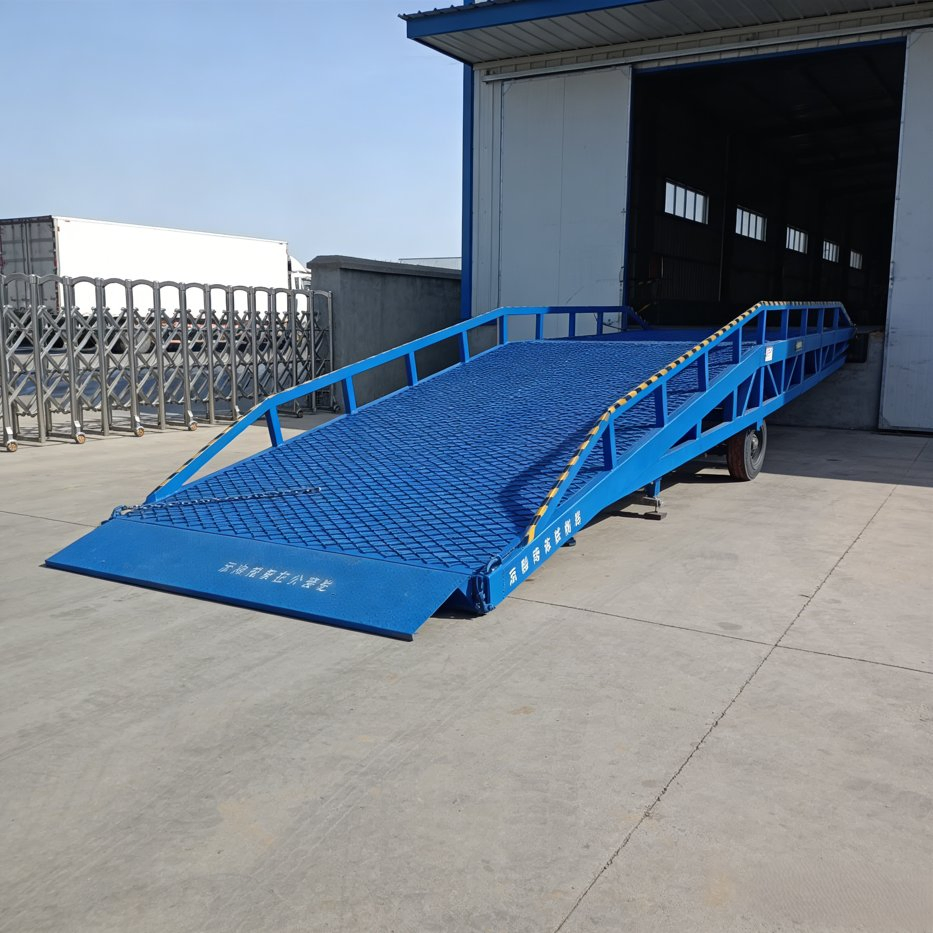 Industrial Dock Ramp for Heavy Cargo and Large Volume Logistics Mobile Yard Ramp 8t 10t 12t 14t 16t