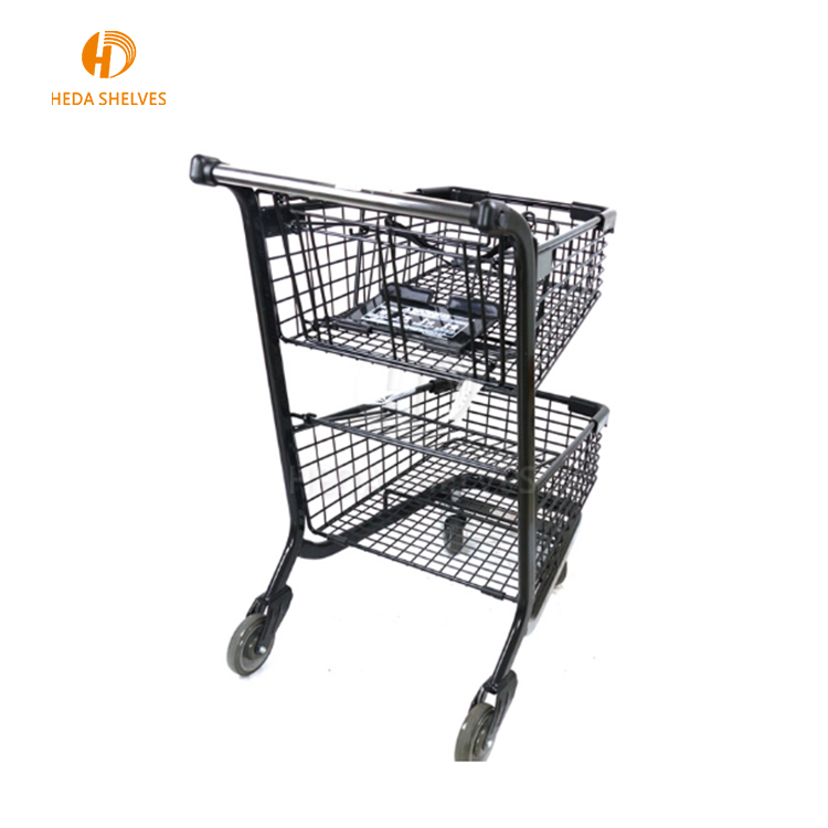 Cheap Price Grocery Used Shopping Cart Dimensions Metal Used Supermarket Shopping Trolleys for Sale