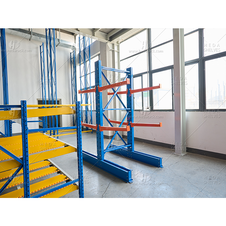 Heavy Duty Shelving Arm Racking System Single or Double Side Based Metal Cantilever Rack for Pipe Storage Rack System