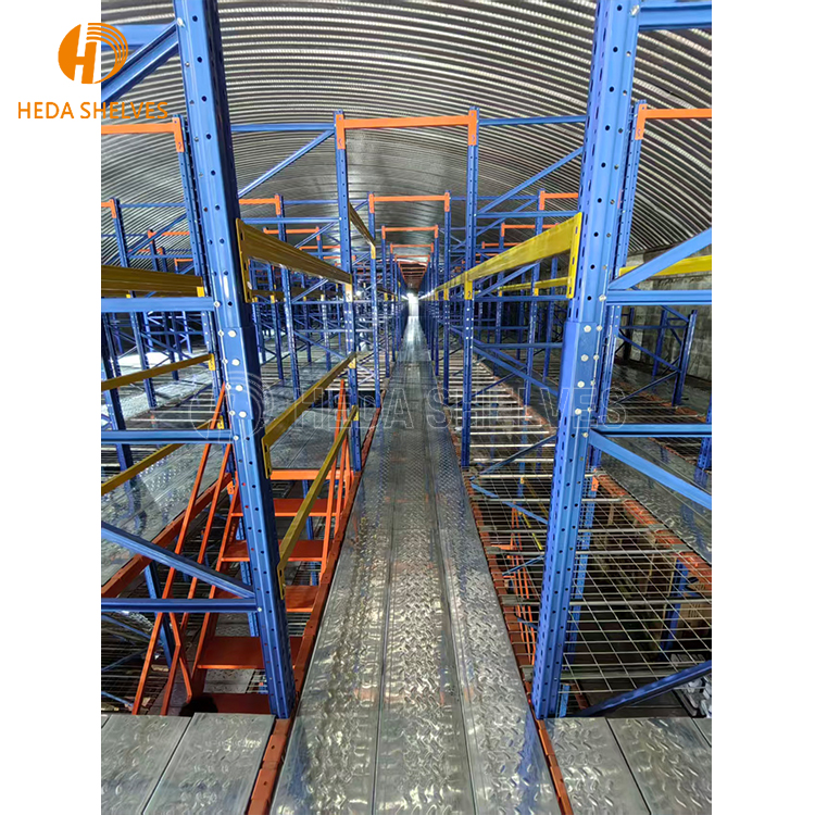 Industrial Mezzanine Racking System Lit Mezzanine Double Industrial Platforms Warehouse Mezzanine Floor System
