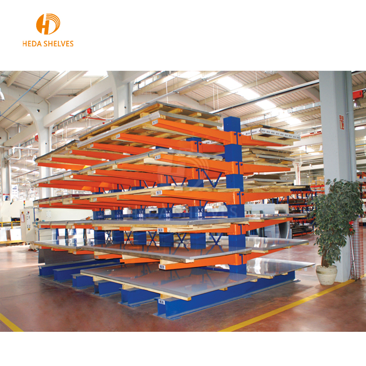 Fast Delivery Steel Beam Cantilever Rack or Shelf for Pipe