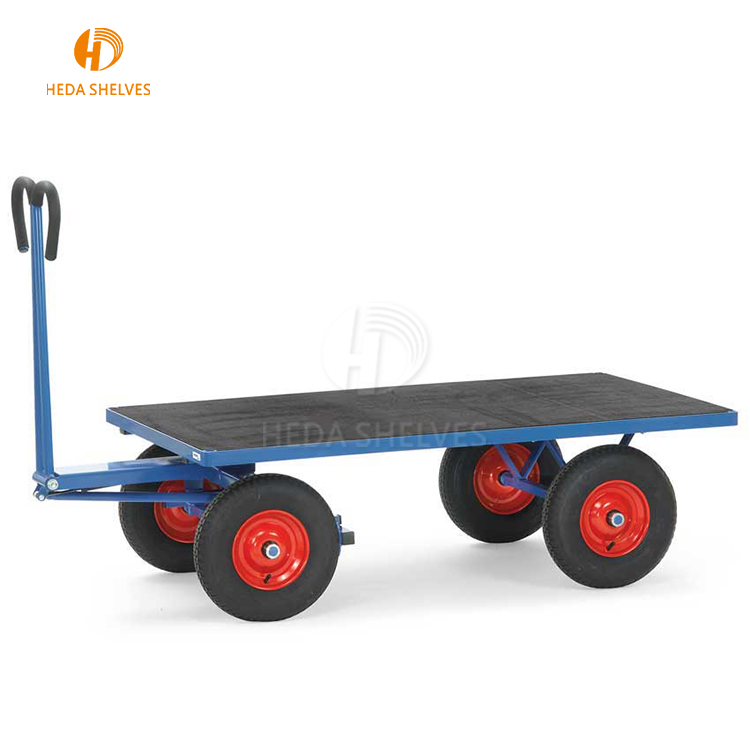 300kg Mute Foldable Hand Platform Cart Trolley Folding Heavy Duty Industrial Trolleys