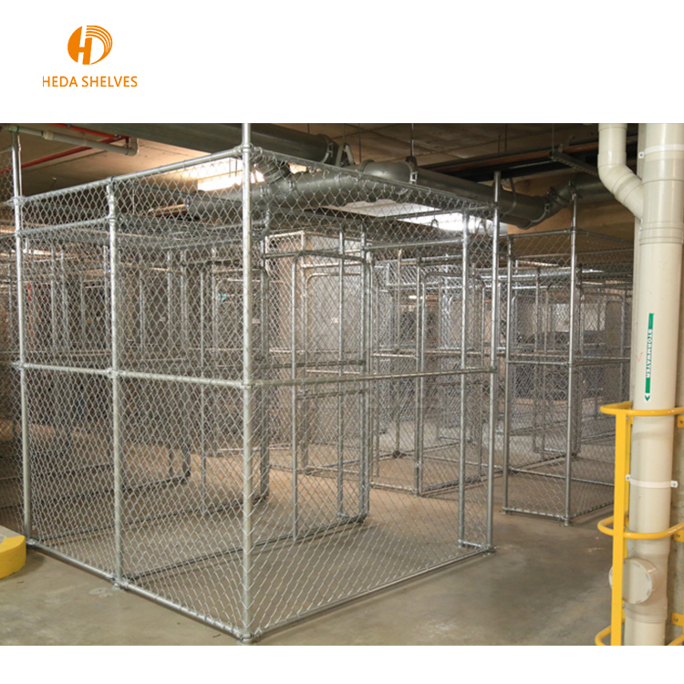 Wholesale Foldable Lockable Wire Mesh Transport Metal Storage Wire Mesh Pallet Cage