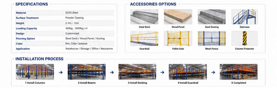 Industrial Mezzanine Floor Details 4