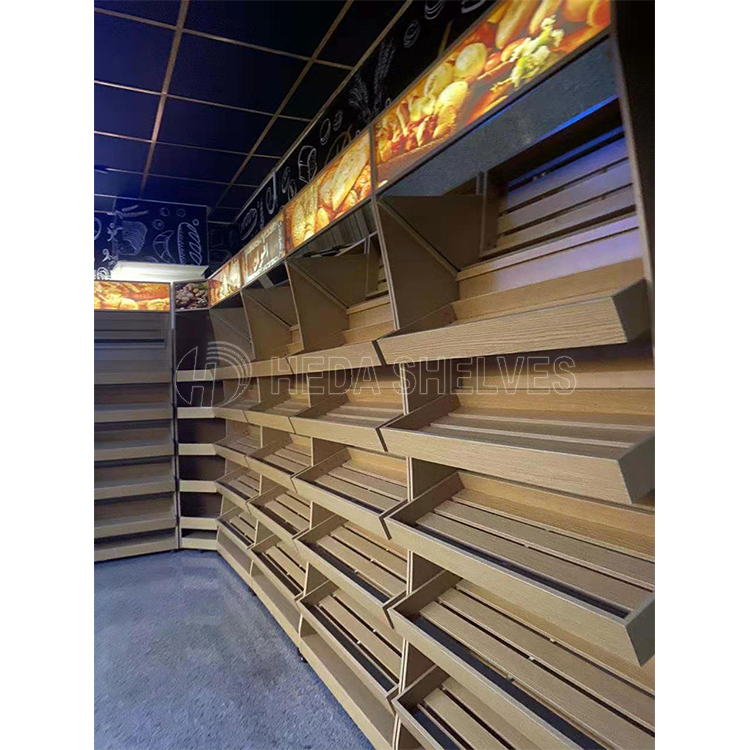 3-Layer Display Rack Side View