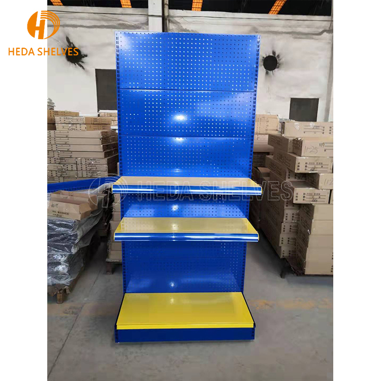 OEM Customized Metal Quality Cable Pegboard Display Rack Accessory Hanging Stand Shelf Hardware Tool Display for Retail Store