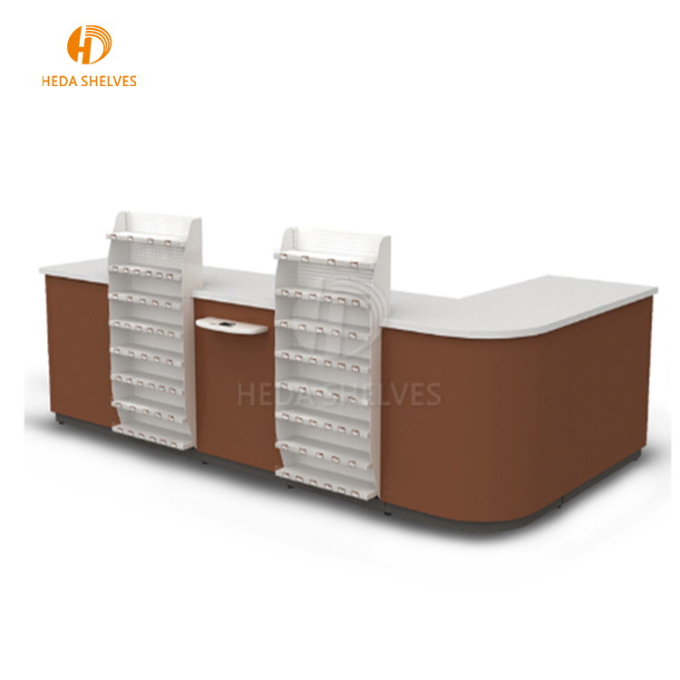 Multiple Convenience Store Supermarket Check Out Counter Cash Desk Counter