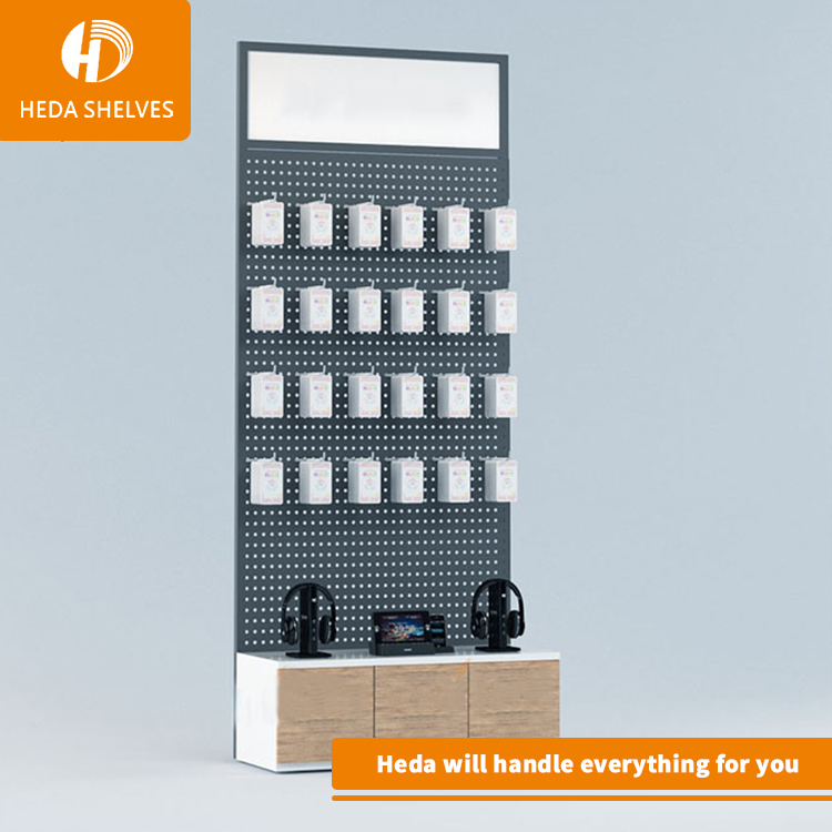 Custom Retail Store Counter Design Toys Mobile Cell Phone Display showcase