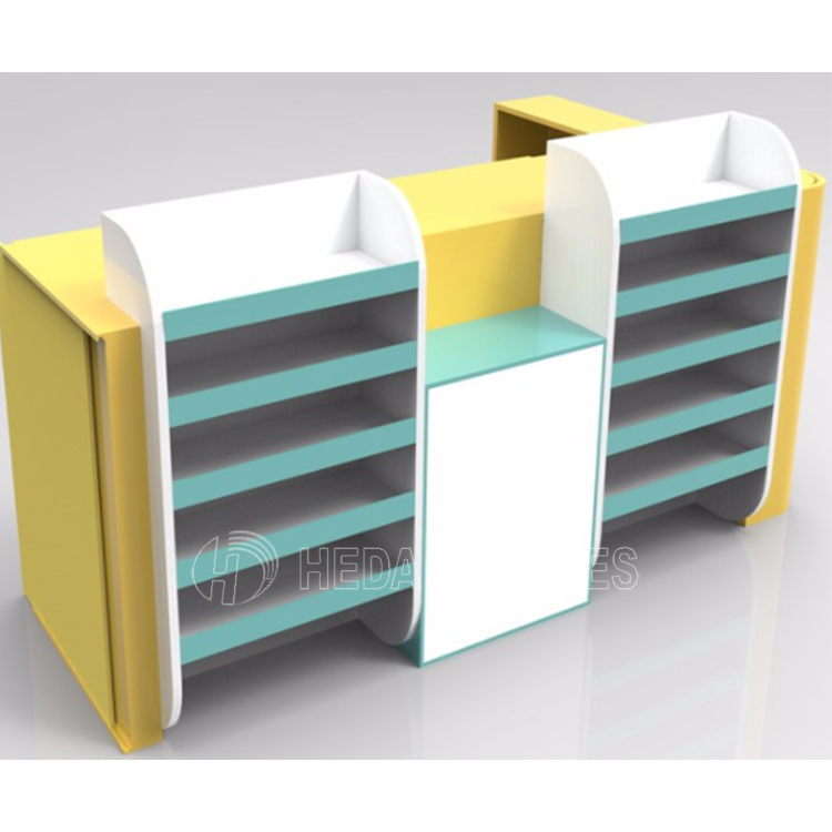 Hot Selling Cellphone Store Counter/Modern Shop Counter Design for Garment Store/Wooden Shop Cashier Counter Design