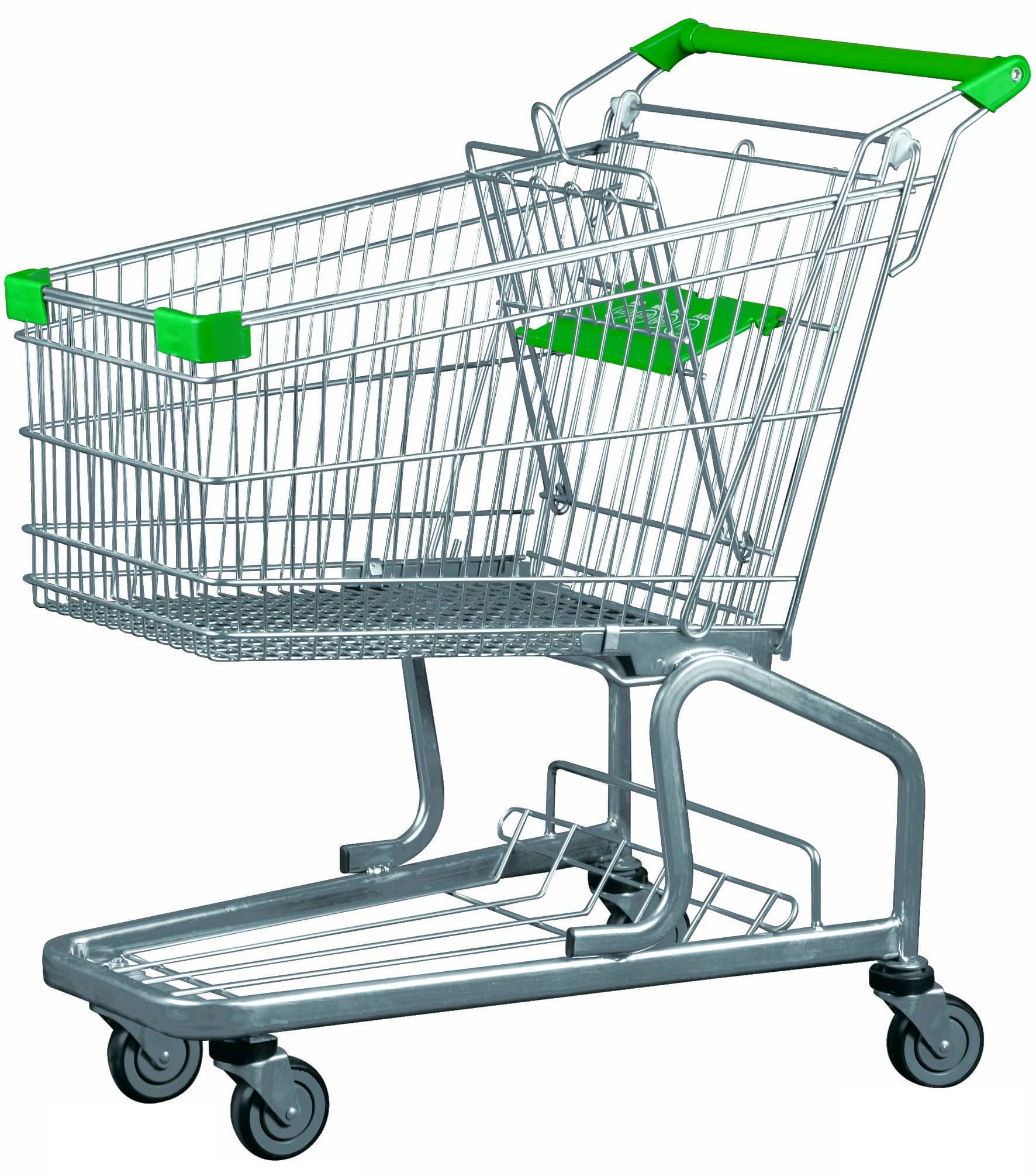 Coin Operated Lock Shopping Supermarket Metallic Trolley Cart Wheel Coin Lock Used in Supermarket