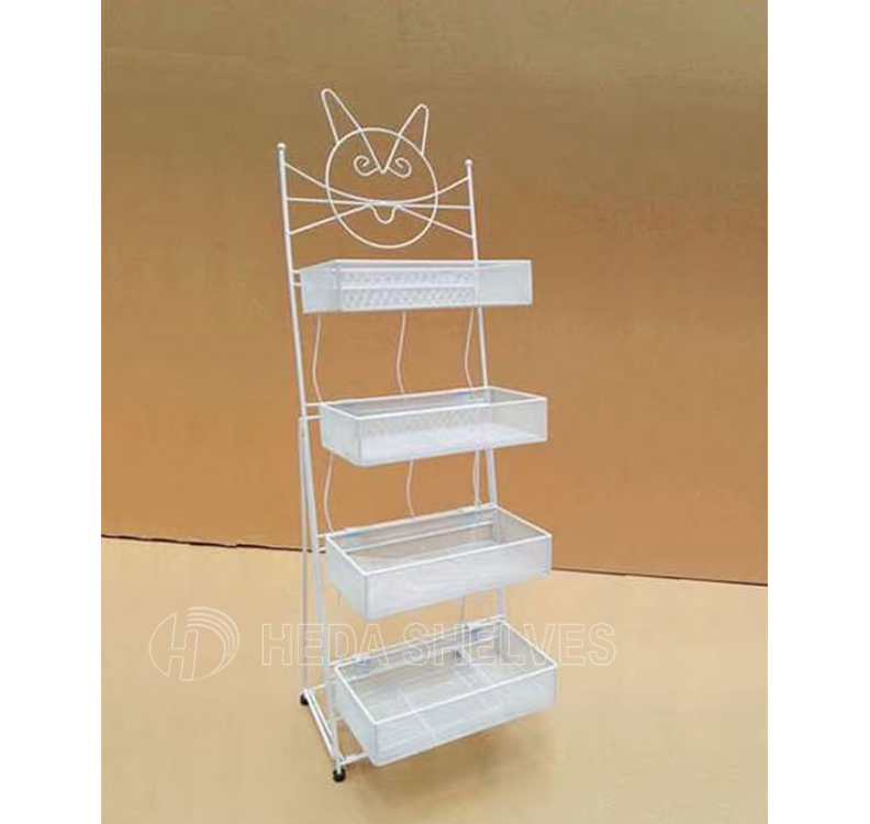 Customize Folding Steel Wire Potato Chips Display Rack