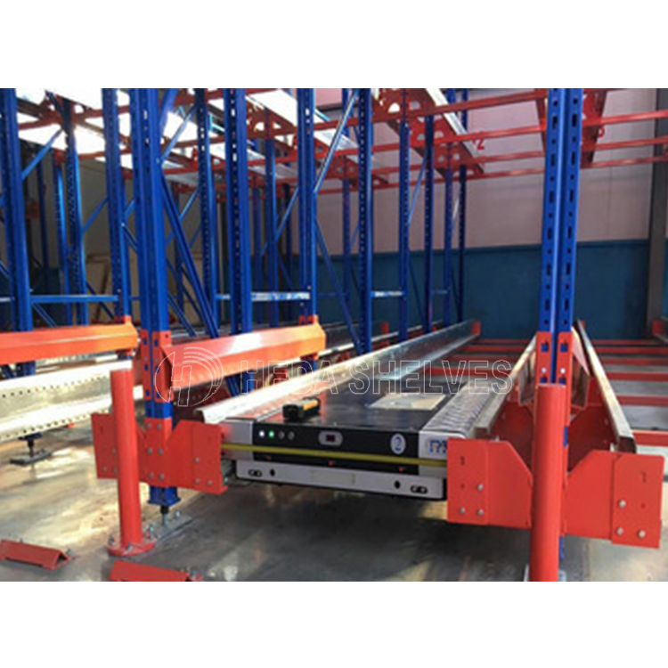 Heavy Duty Load 1000-1500kg Adjustable Radio Warehouse Pallet Shuttle Racking System