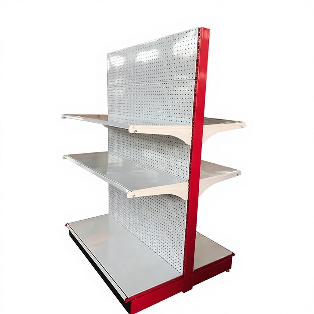 Factory Wholesales Retail Grocery Store Metal Display Supermarket Racks Customization Supermarket Gondola Shelves Shelf