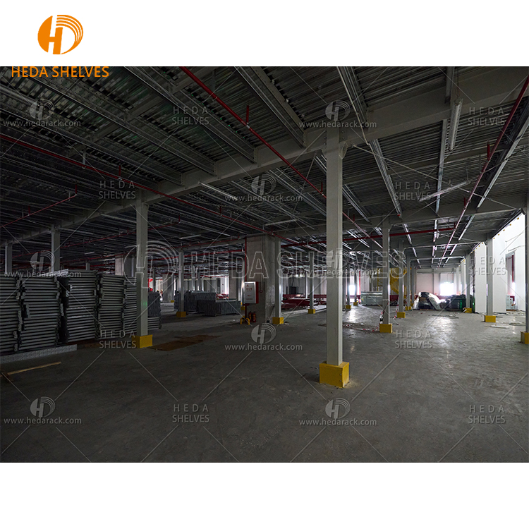 Heavy-Duty Industrial Steel Storage Racks Mezzanine Floor Platforms Pallet Racking Systems for Attic Lofts and Warehouses