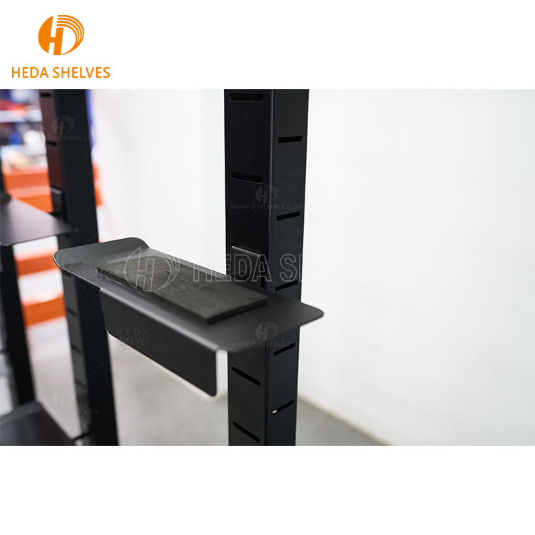 Customized Iron Supermarket Shelves Display Rack Durable Tabletop Metal Display Stand