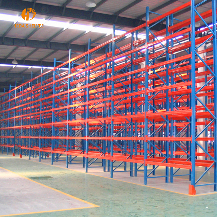 1500 Kg Max Load High Density Drive in Racking Industrial Pallet Racks Heavy Duty