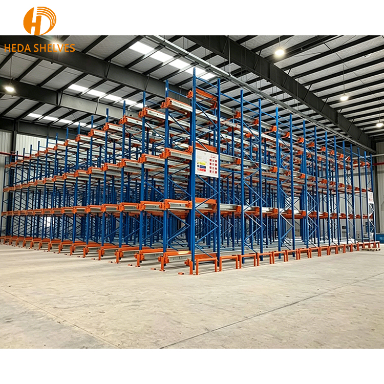 High Efficiency Radio Shuttle Racking System with Rail Guided Shuttle for Smart and Automated Warehouse Storage Operations